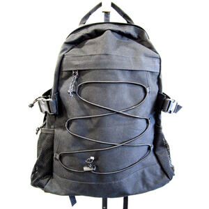 Celio Be Normal Classic Black Canvas Student, Travel 17" Backpack